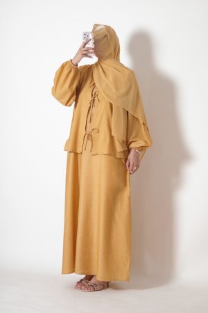 Mango Kulfi Textured Cotton Set